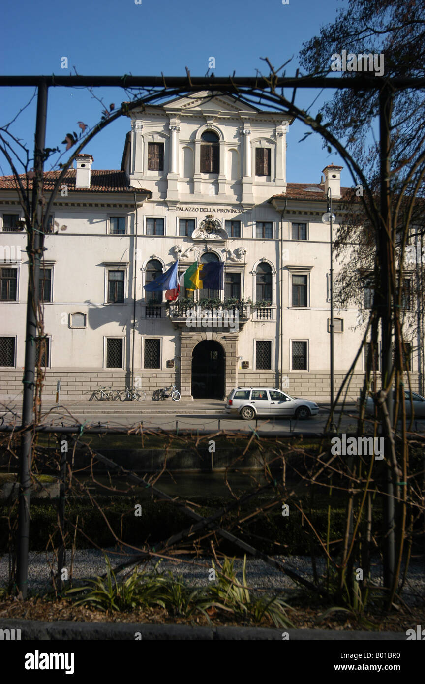 Palazzo Antonini Belgrado in piazza Patriarcato in Udine - Friuli Italia Stock Photo