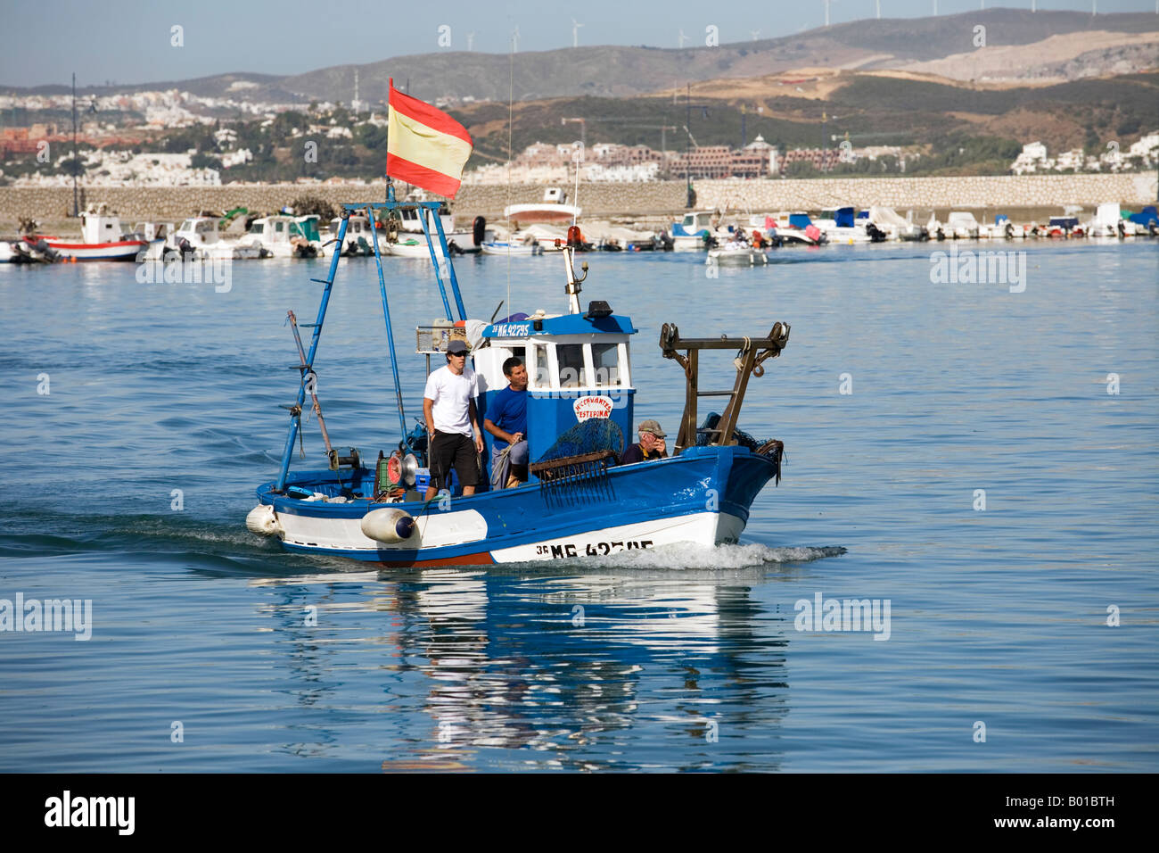 Spanish fishing boat Stock Photo Alamy