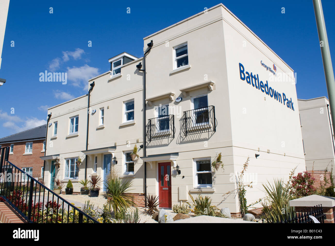 New regency style first time Wimpey homes Battledown Park Cheltenham UK