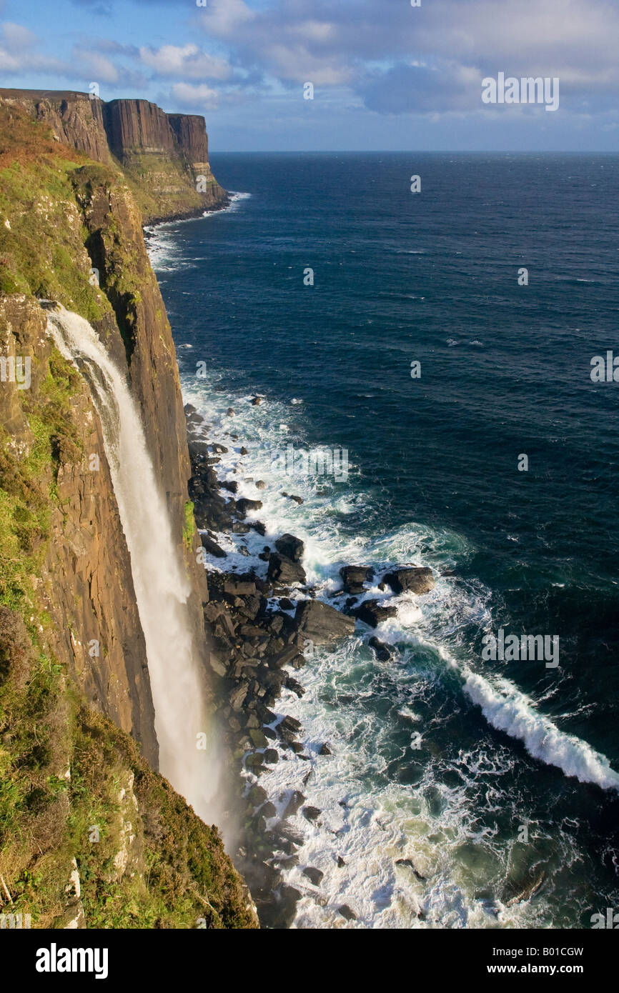 Mealt Falls Kilt Rock Isle of Skye Scotland Stock Photo - Alamy