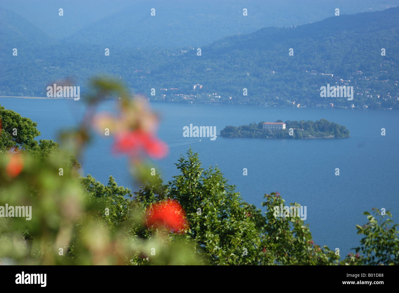 Isola Madre in Maggiore lake - Piedmont Italy Stock Photo