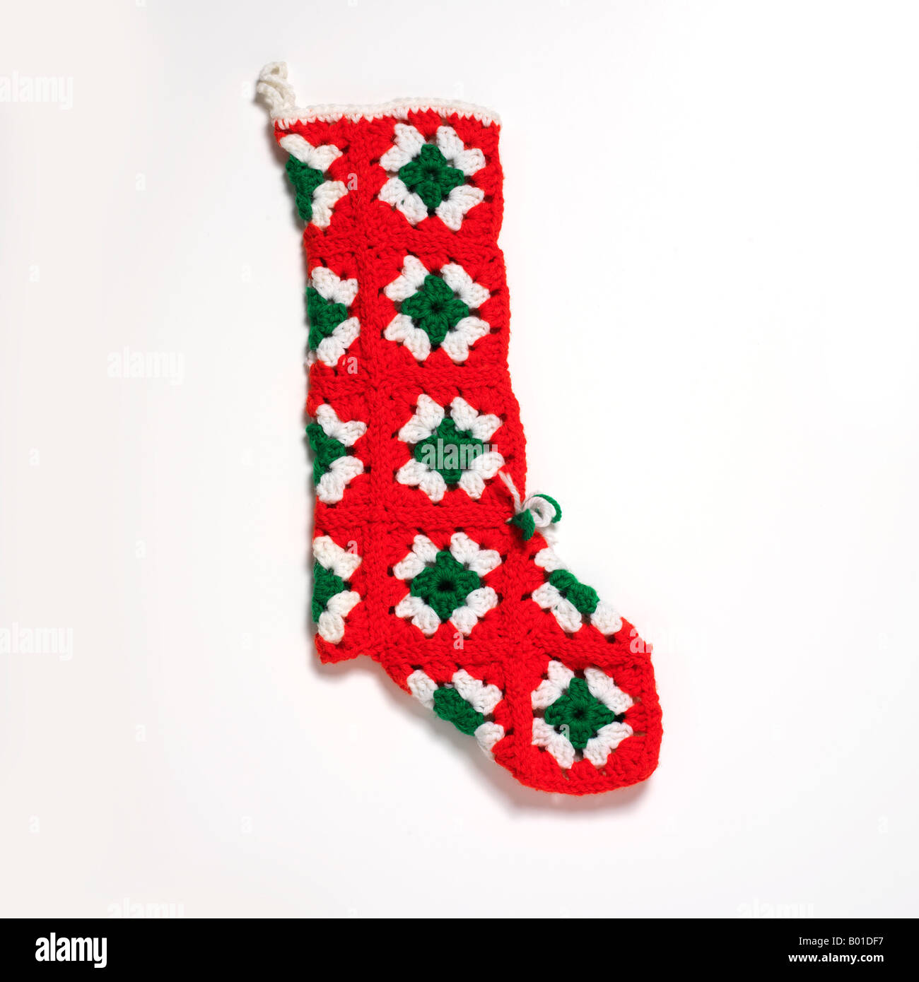 Christmas stocking hanging Stock Photo - Alamy
