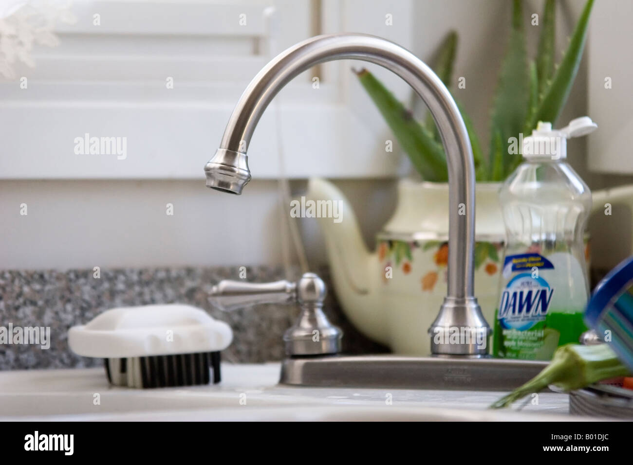 A water faucet. Stock Photo