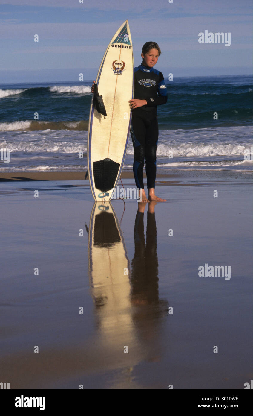 Young Surfer South Australia Stock Photo