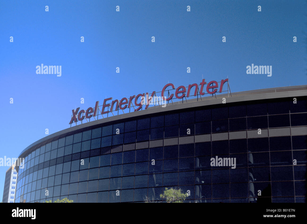 Xcel Energy Center, downtown Saint Paul, Minnesota Stock Photo Alamy