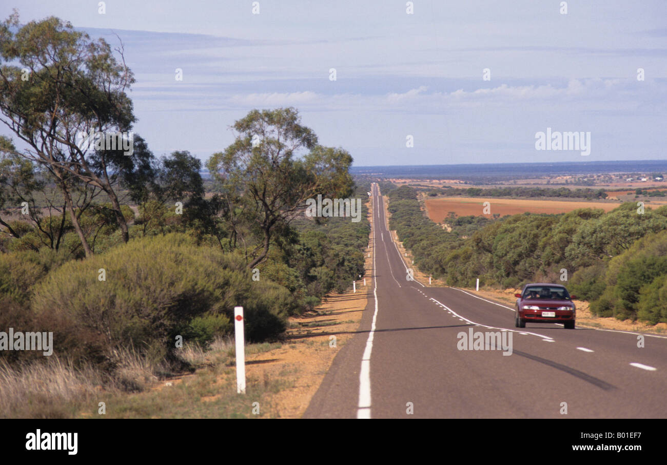 Road to Eyre Peninsula South Australia Stock Photo Alamy