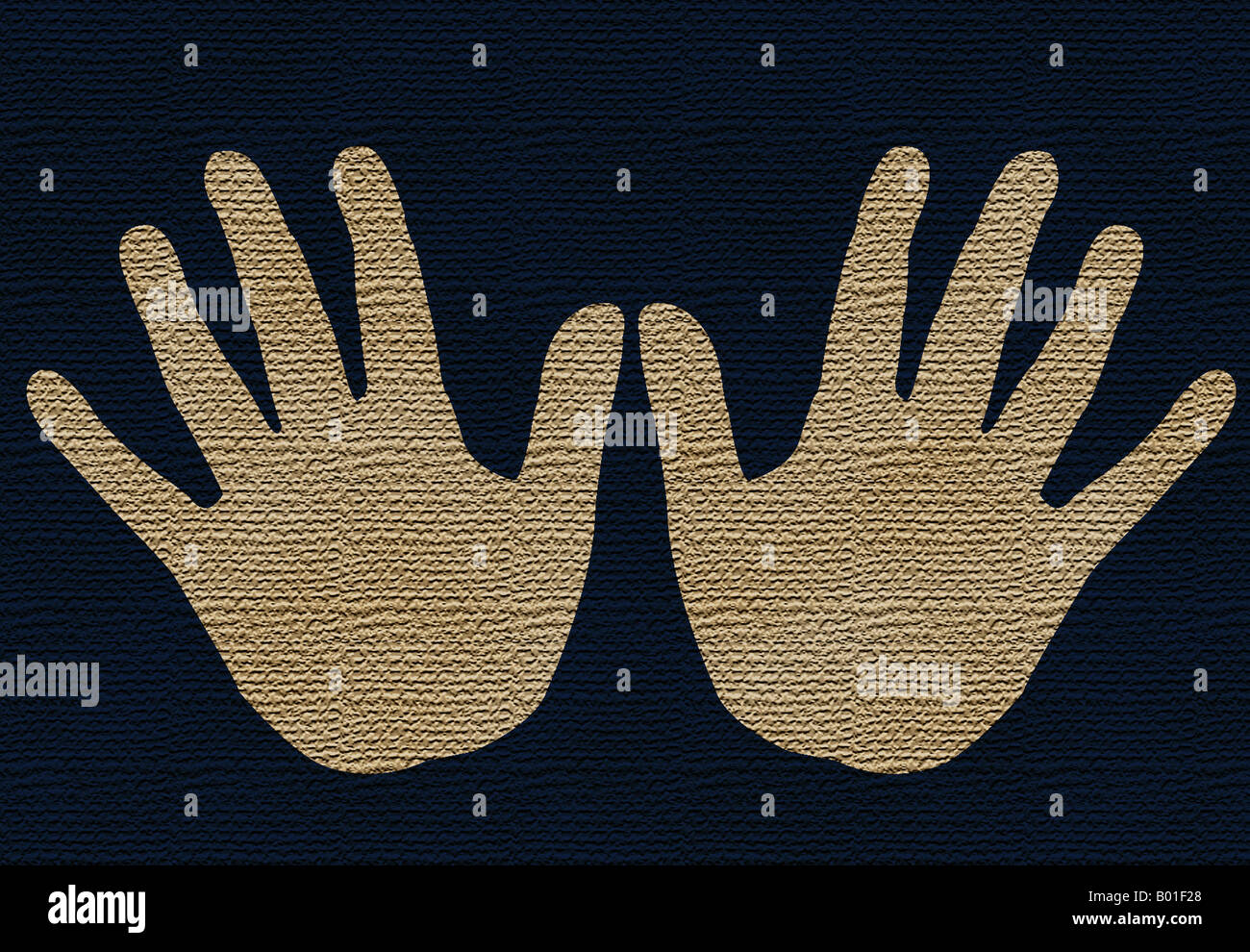 Hands with texture Stock Photo - Alamy