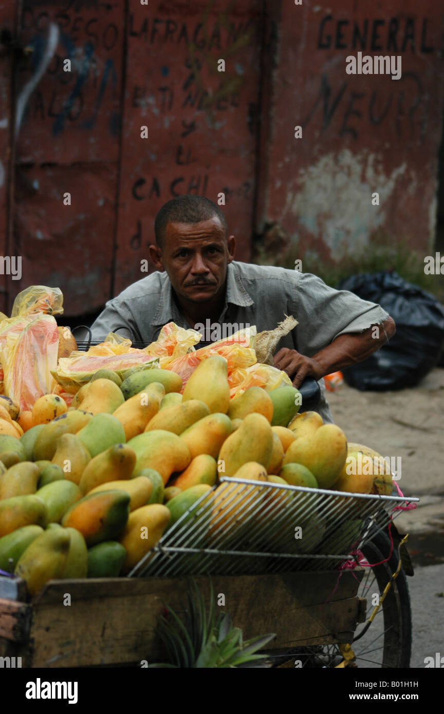 Market in Santo Domingo - Dominican Republic Stock Photo
