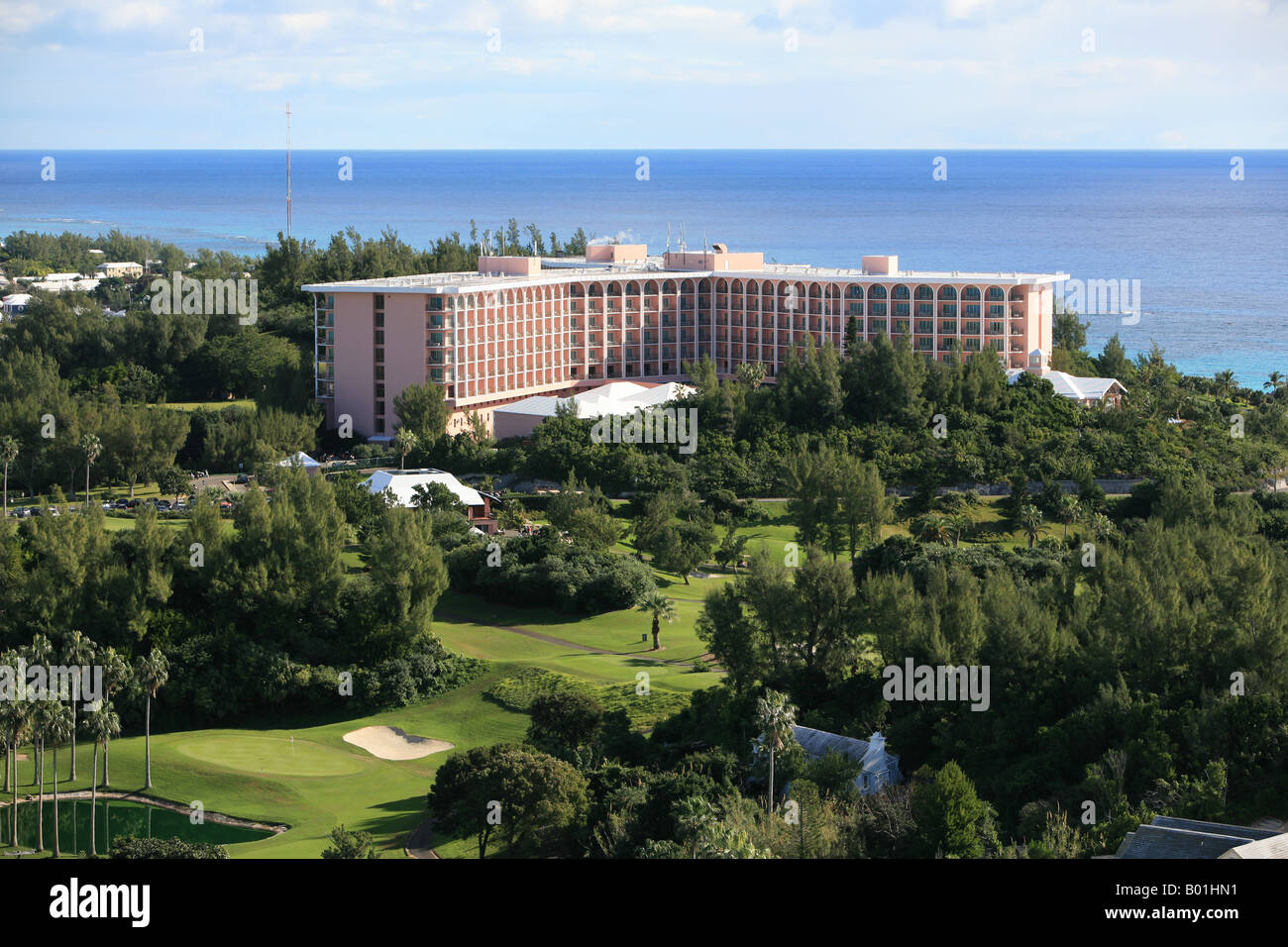 Princess hotel near Horseshoe bay Bermuda Stock Photo Alamy