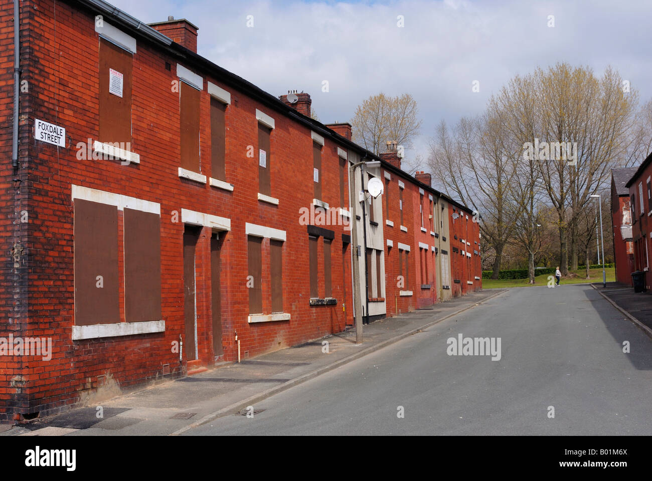 Houses in the Clayton district of East Manchester refered to as