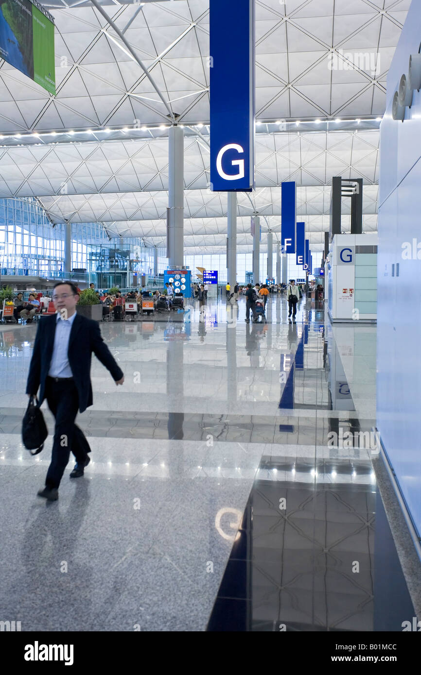 Hong Kong Chek Lap Kok International Airport Hong Kong China Stock Photo