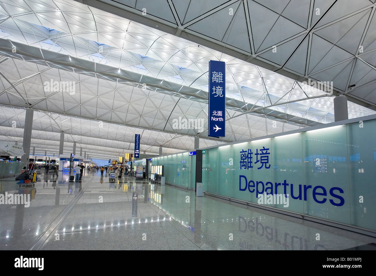 Hong Kong Chek Lap Kok International Airport Hong Kong China Stock Photo