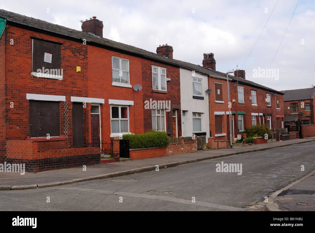 Houses in the Clayton district of East Manchester refered to as