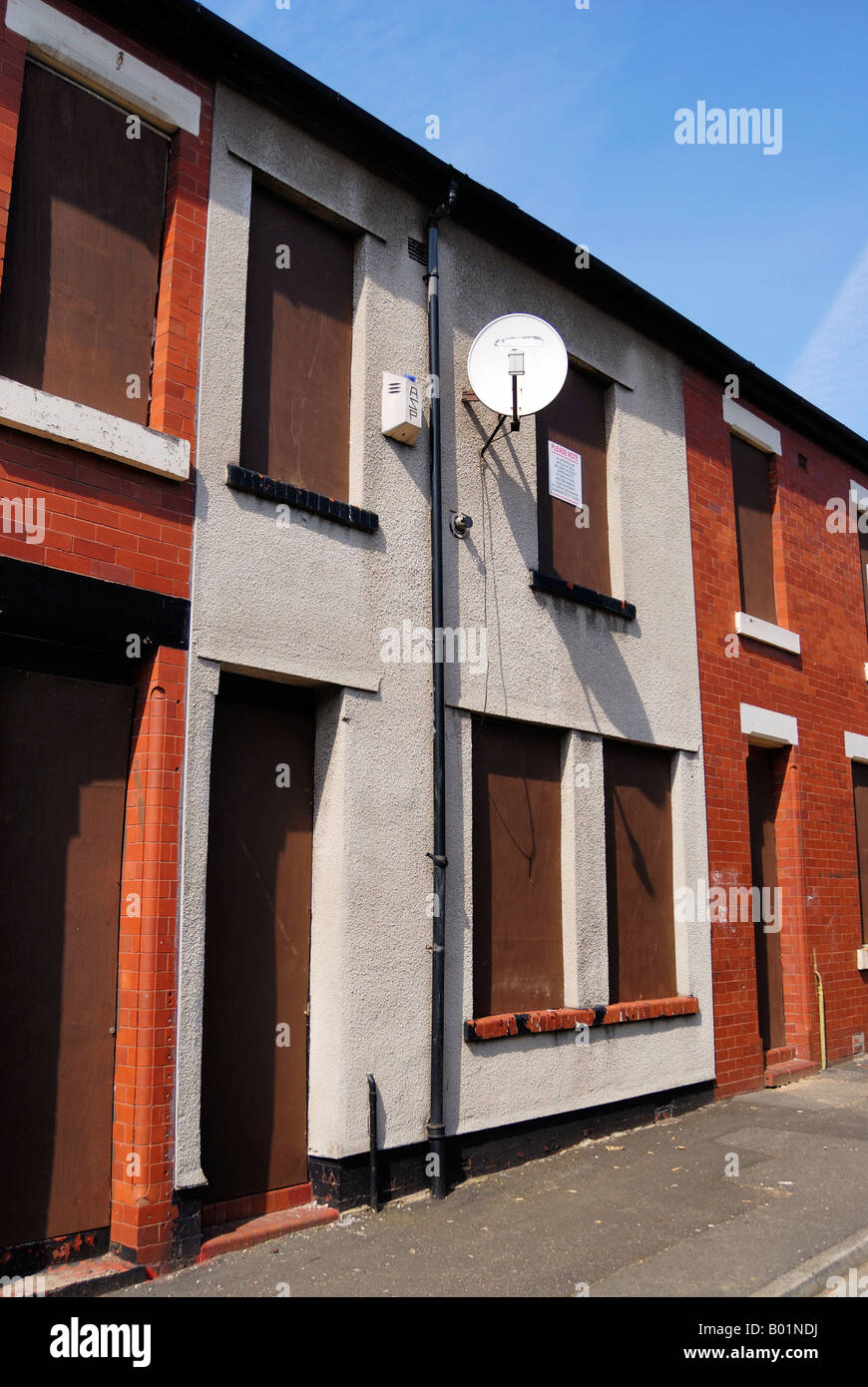 Houses in the Clayton district of East Manchester refered to as