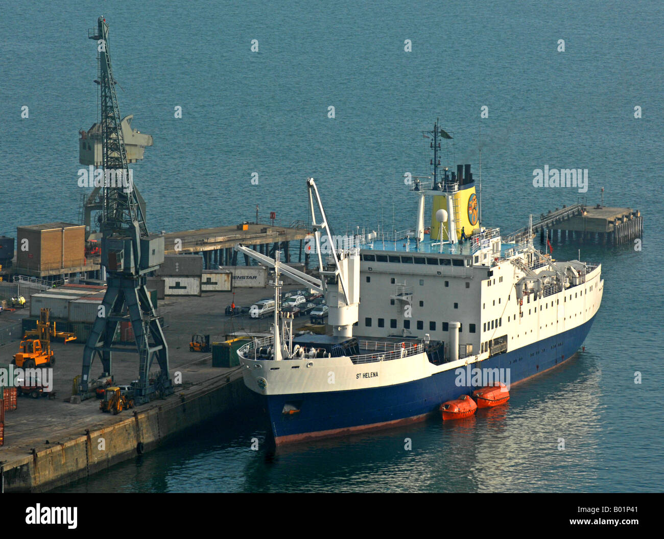 RMS Royal Mail Ship St Helena Stock Photo Alamy