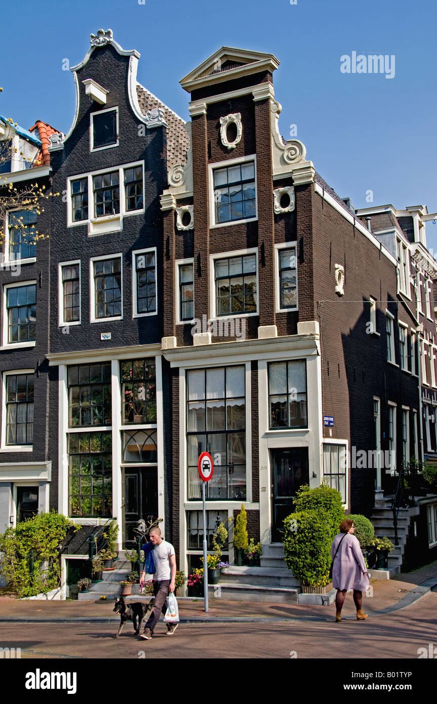 Amsterdam Holland The Netherlands Nederland Dutch City Architecture Canal Side House Waterway