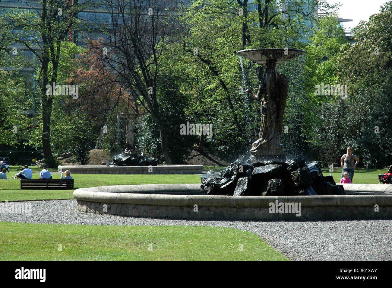 Iveagh Gardens Dublin Ireland Stock Photo