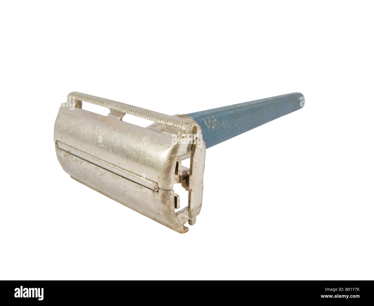 Old Raser old razor isolated on white Stock Photo - Alamy