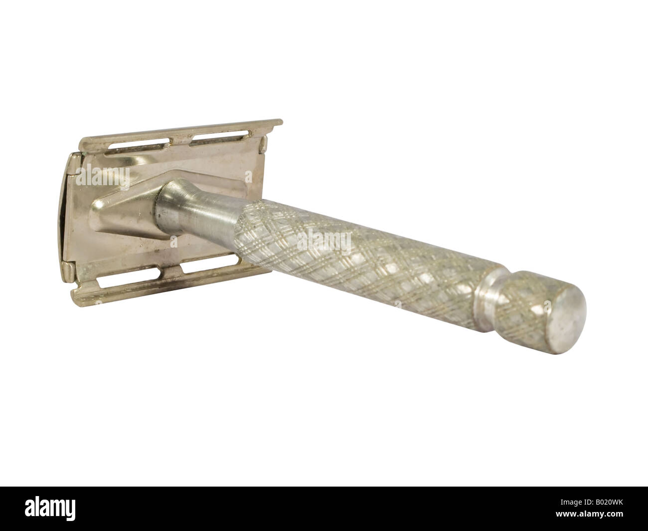 old razor isolated on white Stock Photo - Alamy