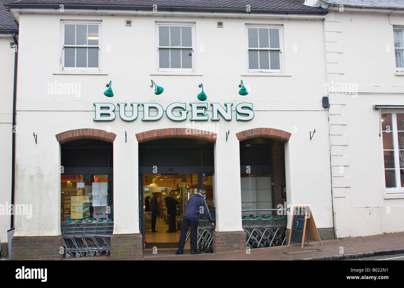 Budgens Store, Henfield, Sussex, England Stock Photo