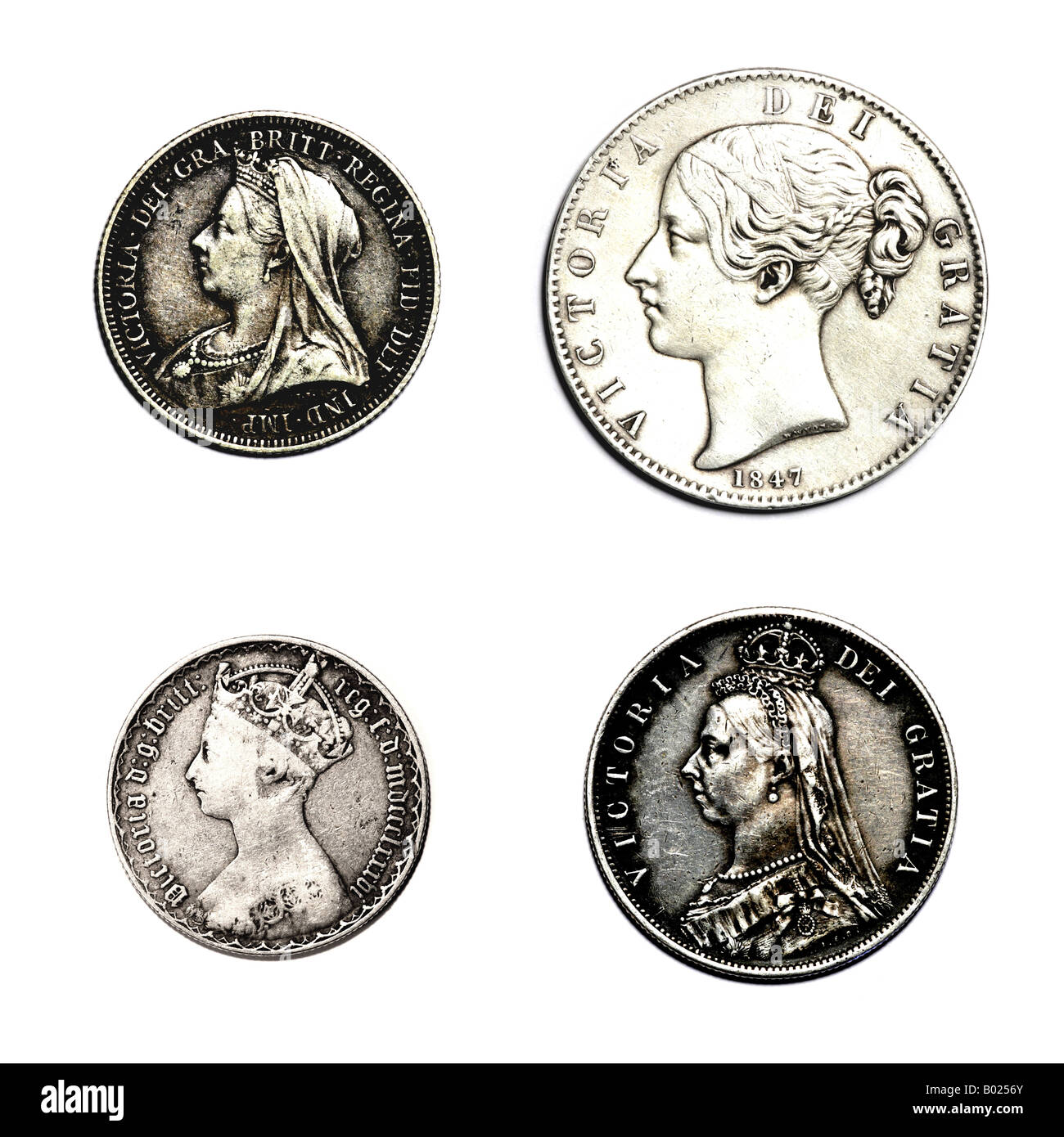 'FOUR VICTORIA PORTRAITS' Stock Photo