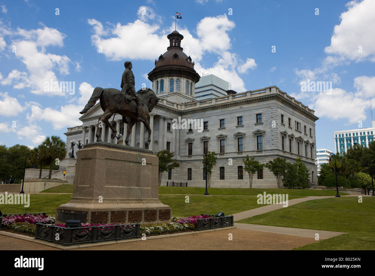 The South Carolina Capitol State House building in Columbia SC on April 20 2008 Stock Photo