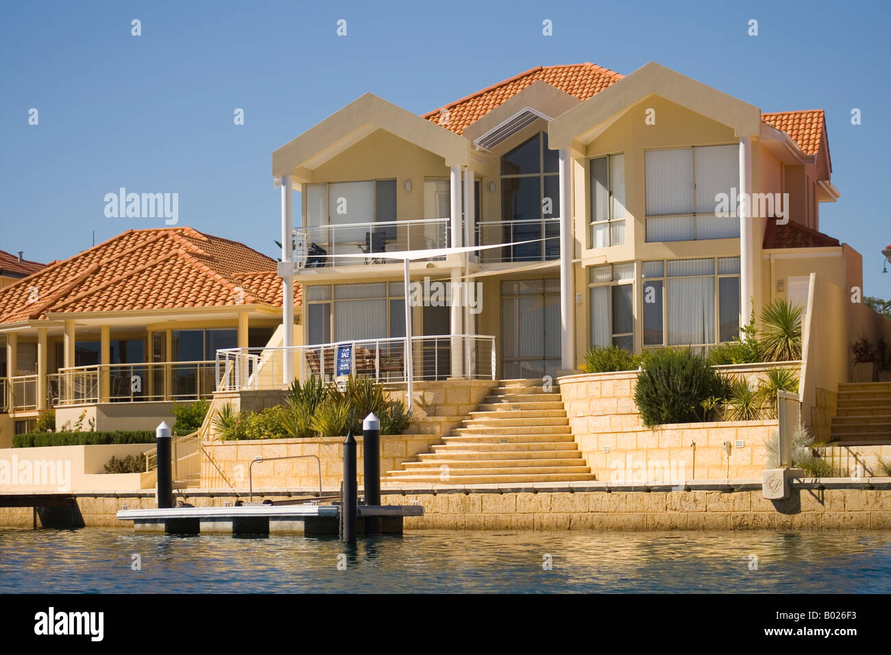 Port Bouvard Canals in Mandurah Western Australia Stock Photo Alamy