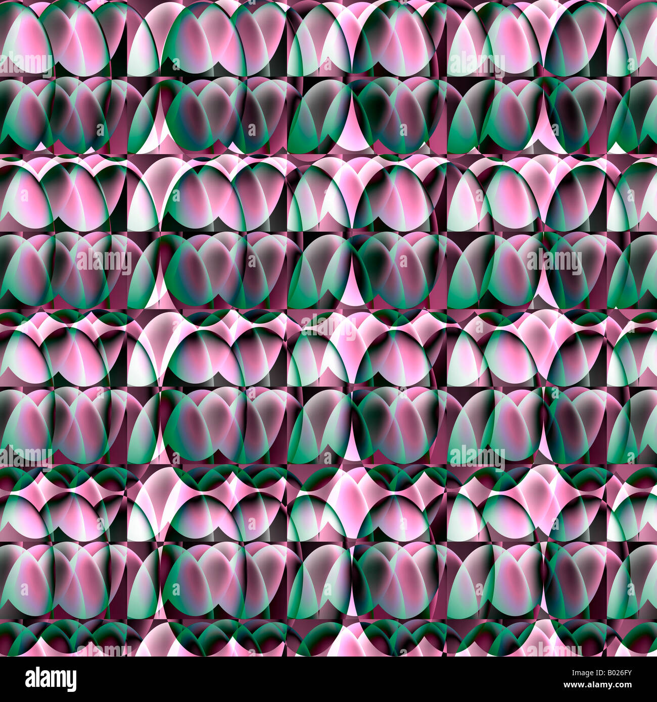 Repetitive Abstract Pattern of Tulips as Illustration Stock Photo - Alamy