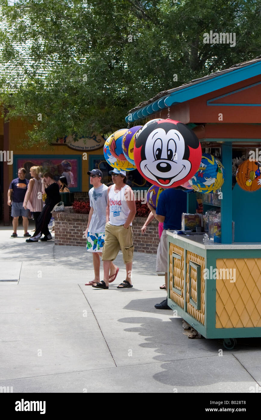 Disney Toys and Memorabilia Kiosk at Downtown Disney Marketplace in