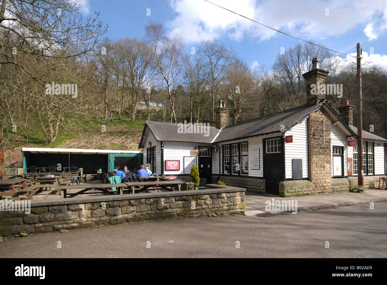 Grindleford  Station Cafe Peak District National Park Derbyshire England UK Stock Photo