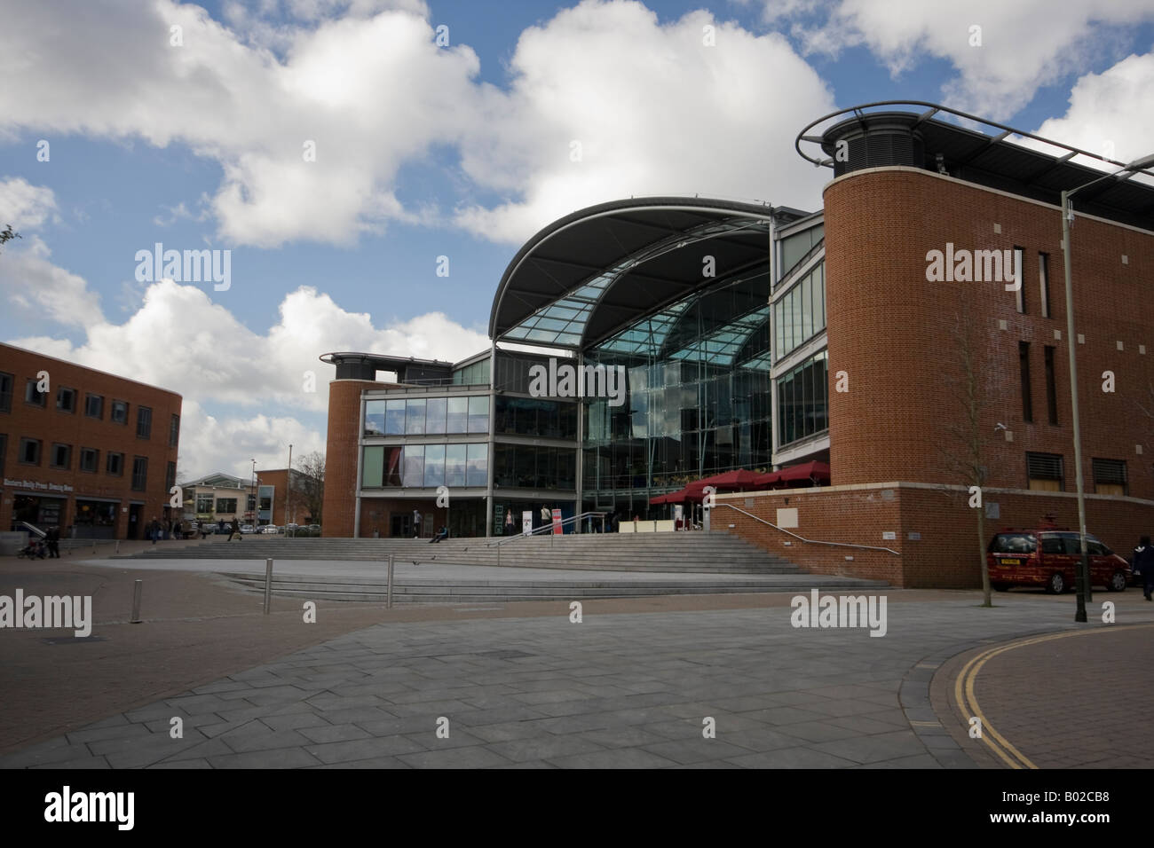 The Forum Norwich Millennium Library Stock Photo Alamy