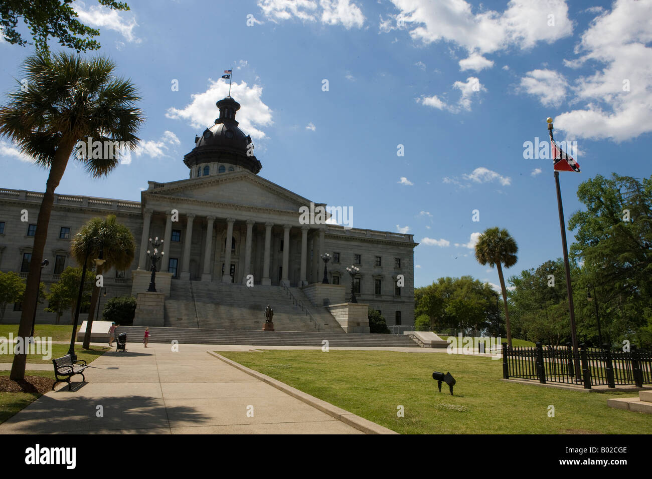 The South Carolina Capitol State House building in Columbia SC on April 20 2008 Stock Photo