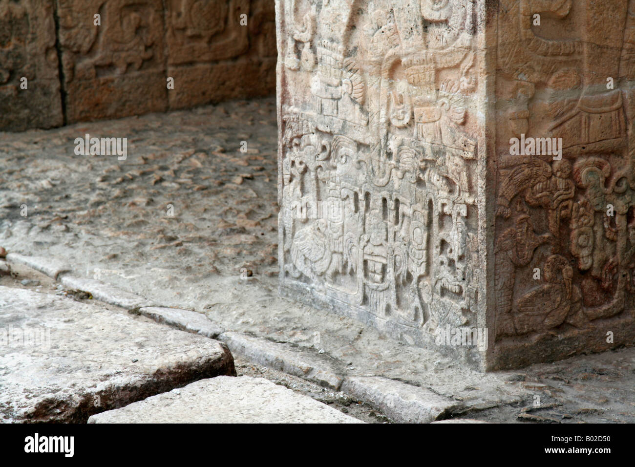 Mayan Hieroglyphs Stock Photo