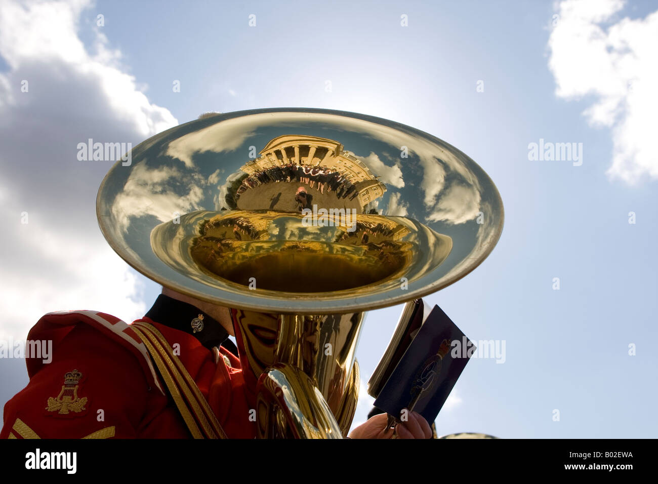 Military bandsmen Stock Photo