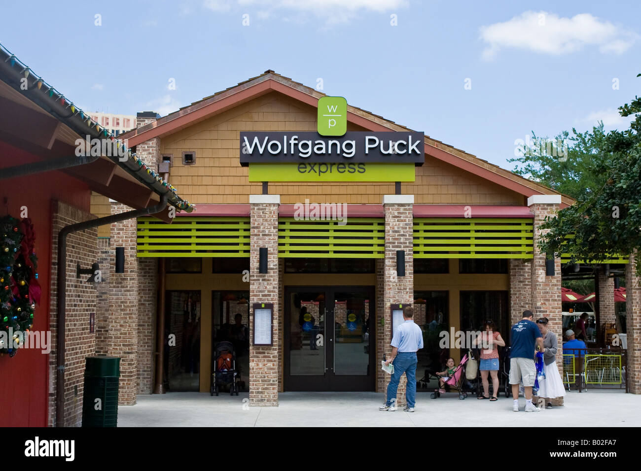 Wolfgang Puck Restaurant at Downtown Disney Marketplace in Orlando Florida USA Stock Photo
