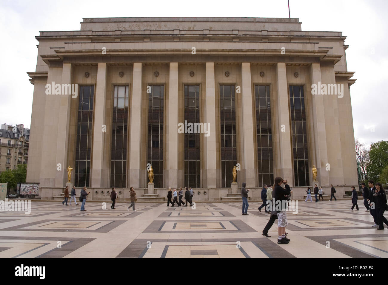 Chaillot Palace, Paris, France. Stock Photo