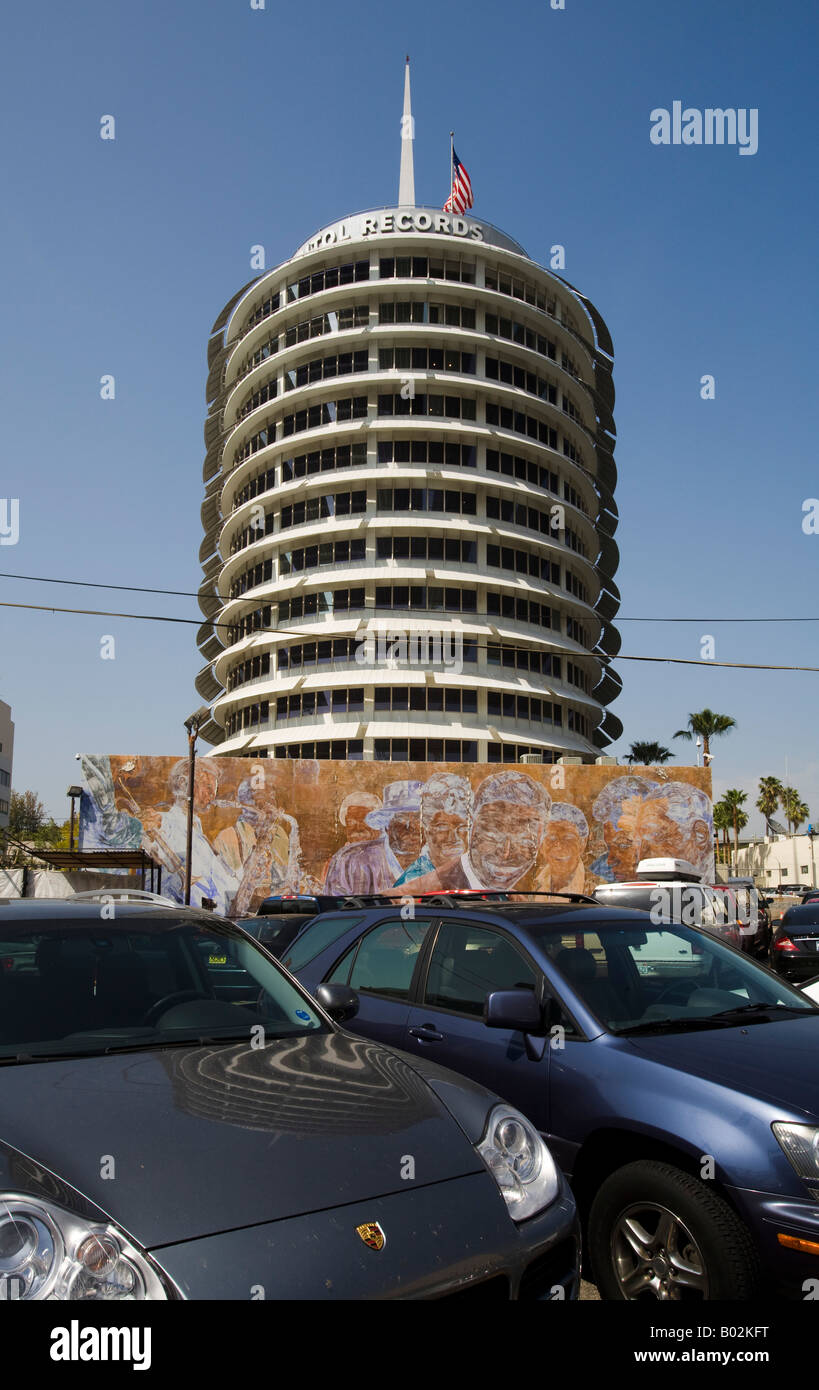 Capitol Records Building Hollywood Los Angeles County California United