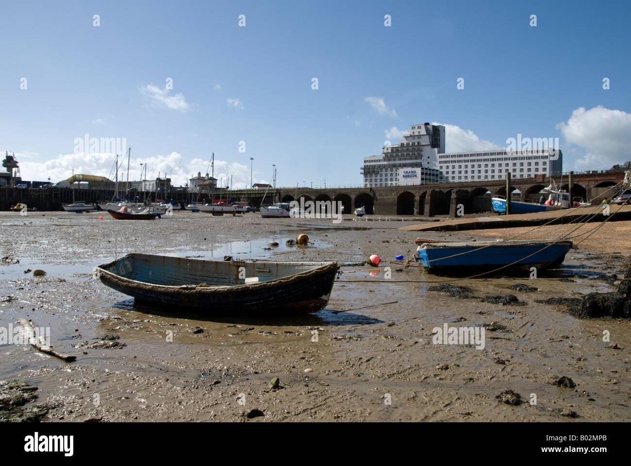 Folkestone Harbour, Fokestone, Kent UK Stock Photo