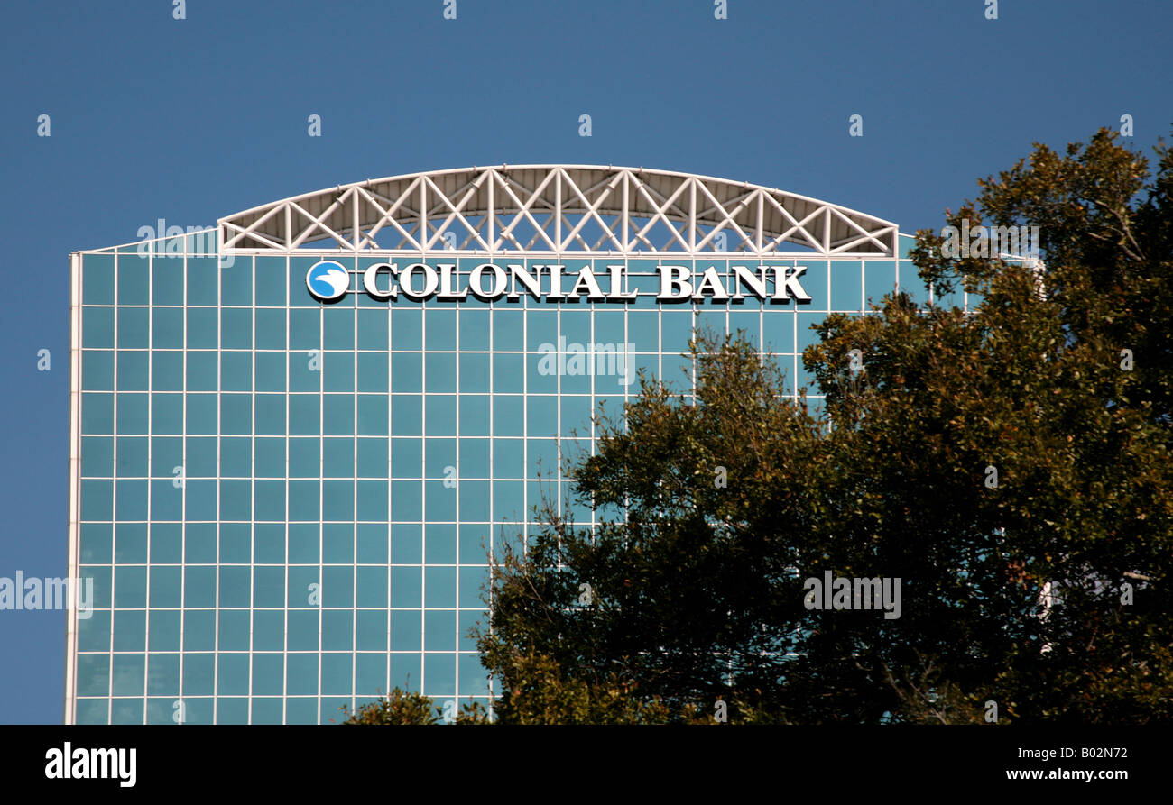 Colonial Bank building at Orlando Florida Stock Photo Alamy
