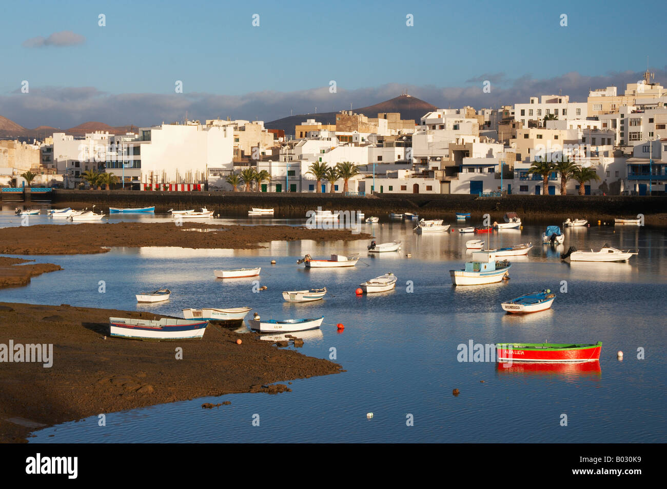 Lanzarote Sunrise, Charco De San Gines, Arrecife Stock Photo Alamy