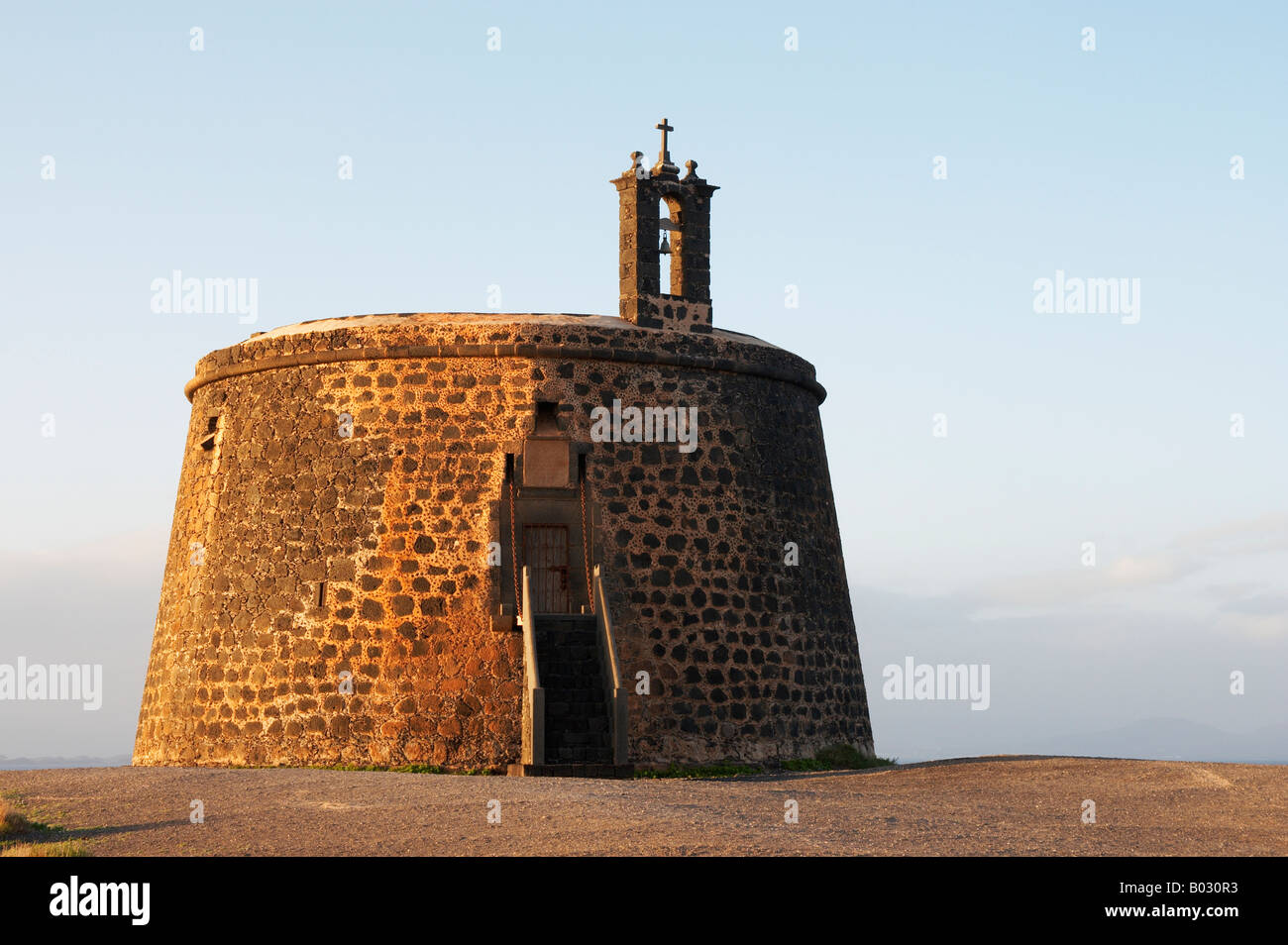 Lanzarote: Castillo De Las Coloradas Near Playa Blanca Stock Photo