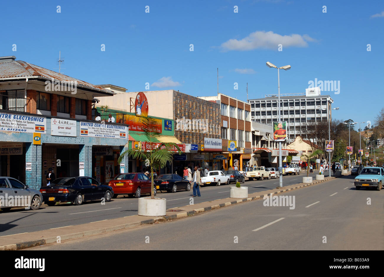 Street scene, Mbabane, Eswatini, Swaziland Stock Photo