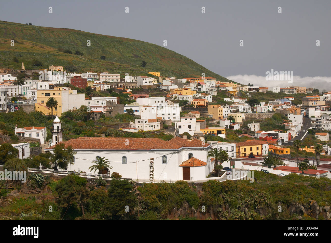 Valverde, The Capital Of El Hierro Stock Photo - Alamy