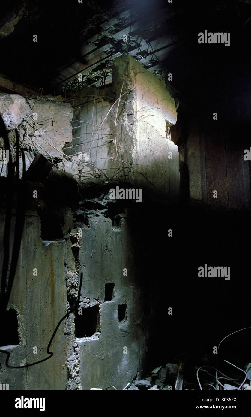 Molotov Line - inside the bunker Stock Photo