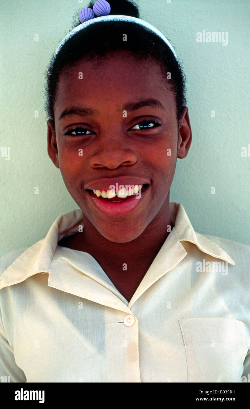 young jamaican school girl