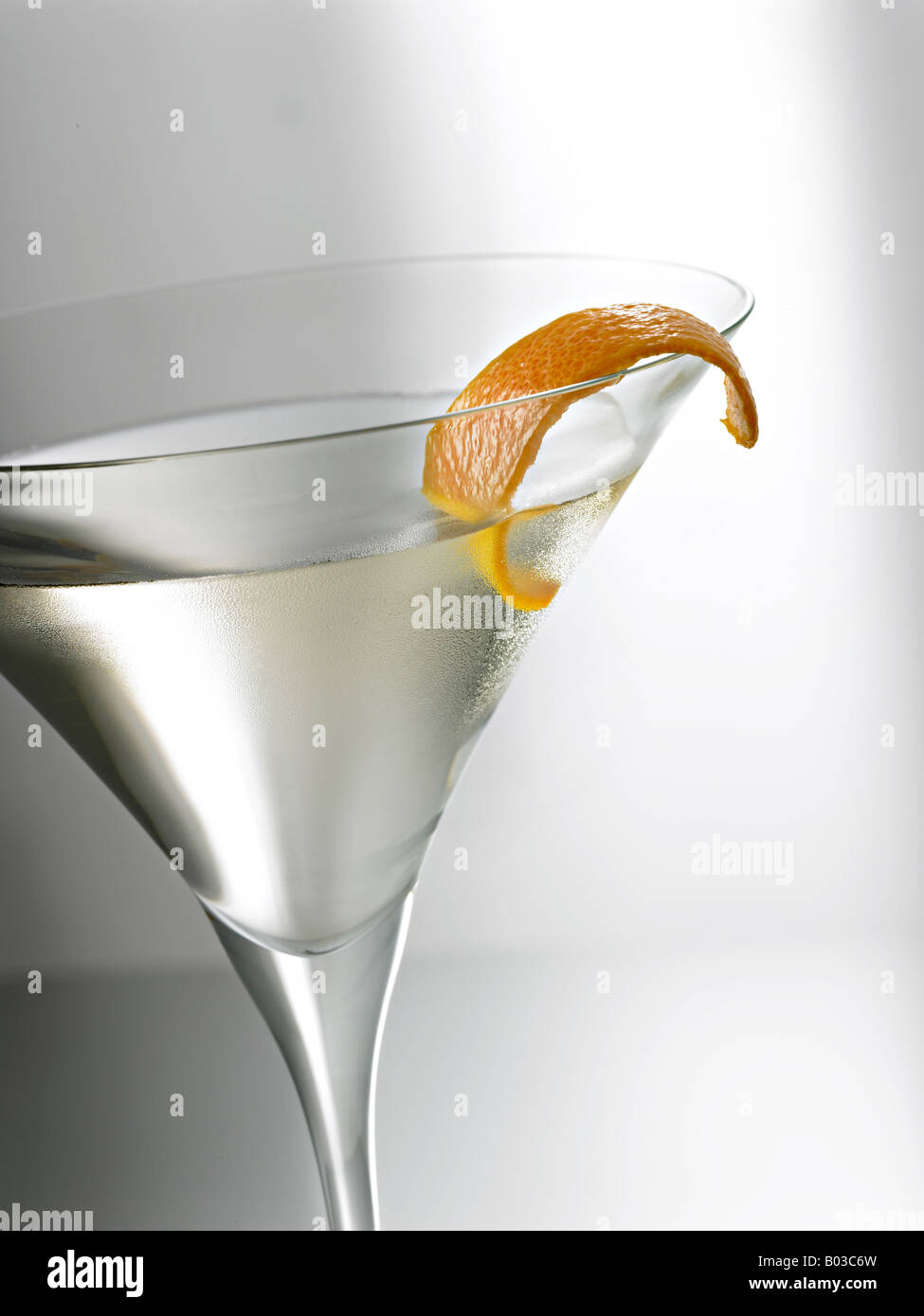 martini glass detail Stock Photo