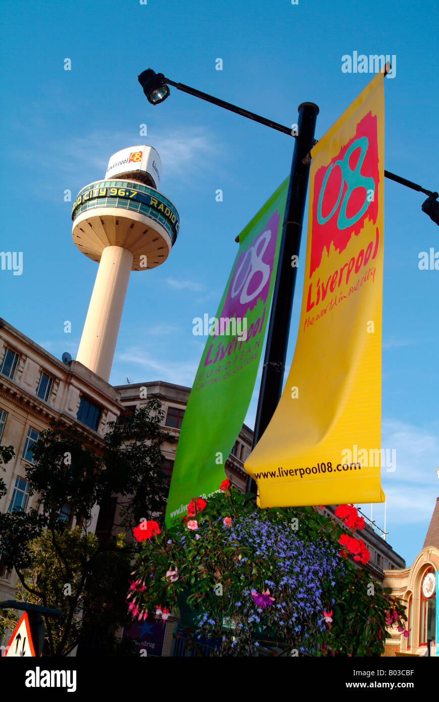 Liverpool capital of culture 08 banner Stock Photo