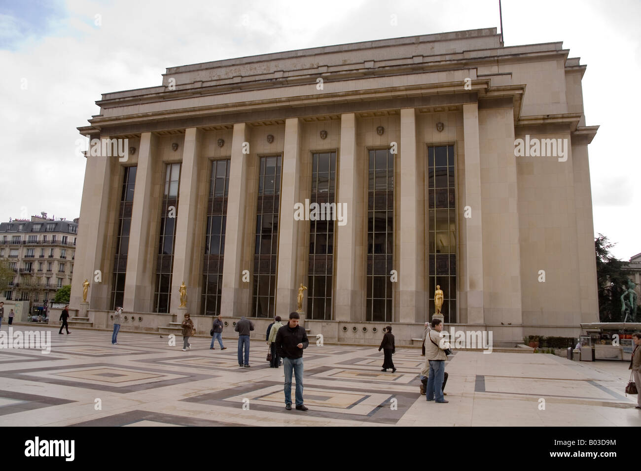 Chaillot Palace, Paris, France. Stock Photo