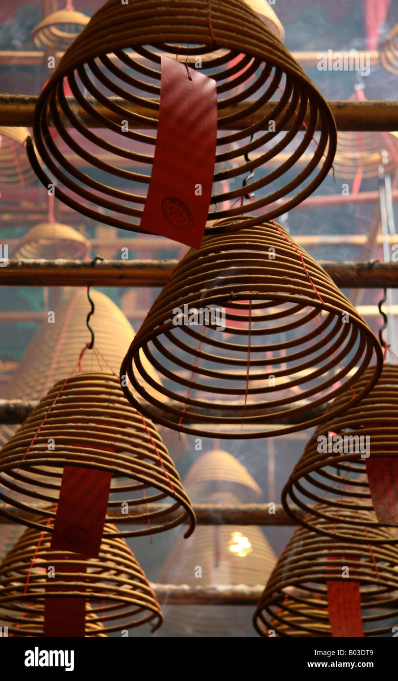 Man Mo Temple Hong Kong China Stock Photo Alamy