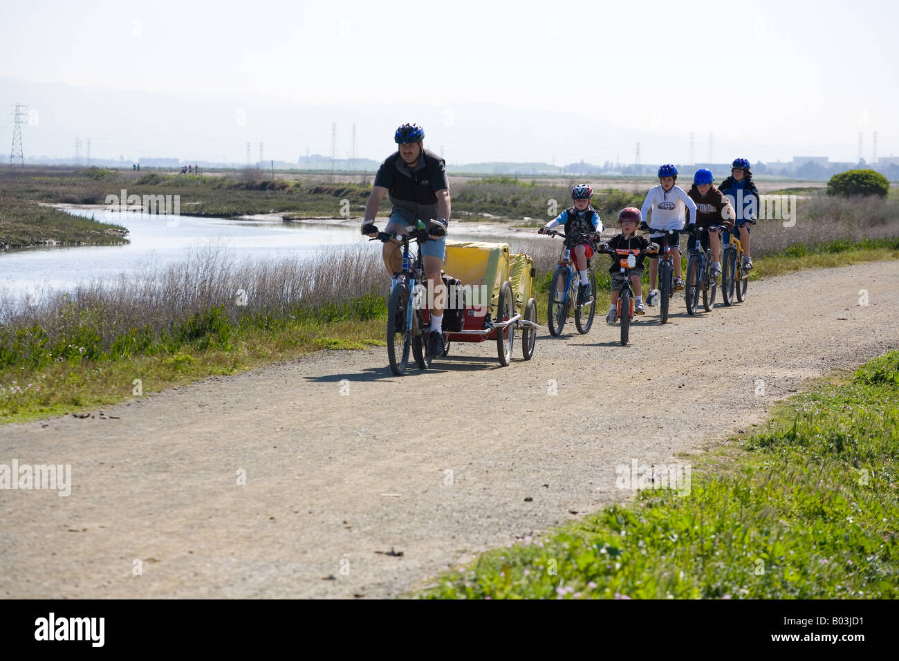 Family Bicycle Ride At The Palo Alto Baylands Nature Preserve, Palo ...